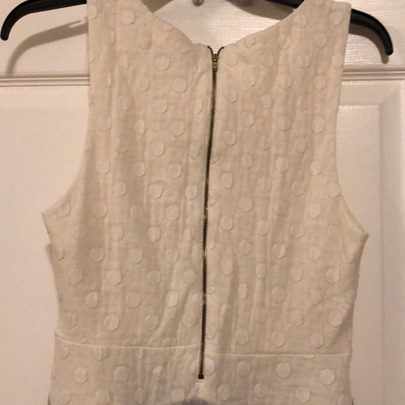 Everleigh Colorblock Polka Dot Skater Dress - Picture 5 of 6